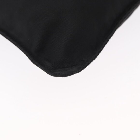 Authentic PRADA Shoulder Bag Nylon Black Silver - Picture 4 of 16